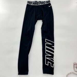 Nike Pro Sports Basketball Compression Tights leggings in Black Y XL